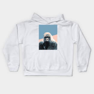 Retro Gorilla Art Kids Hoodie